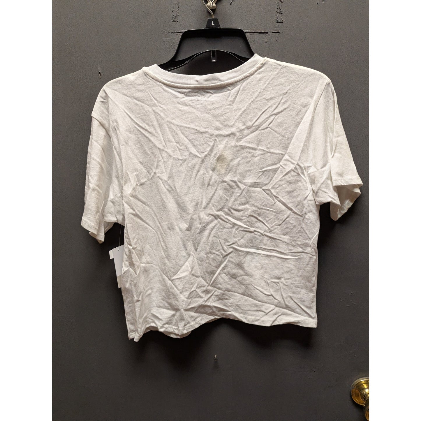 BP. Gray & Blue "Be Heard Vote" Graphic Print Short Sleeve T-Shirt Small NWT