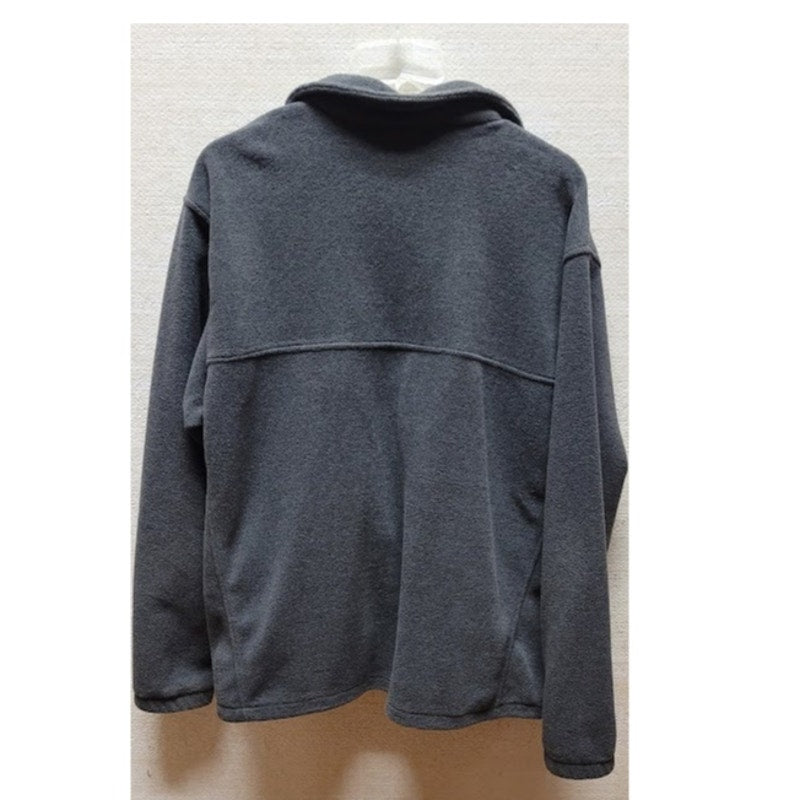 Columbia men's Size XL fleece full zip Gray Long Sleeve Pockets