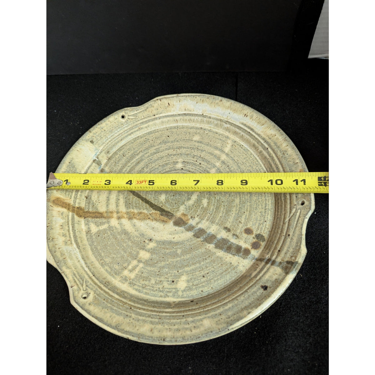 George Griffin Pottery, Sopchoppy Florida Handmade Art Pottery Plate 11"