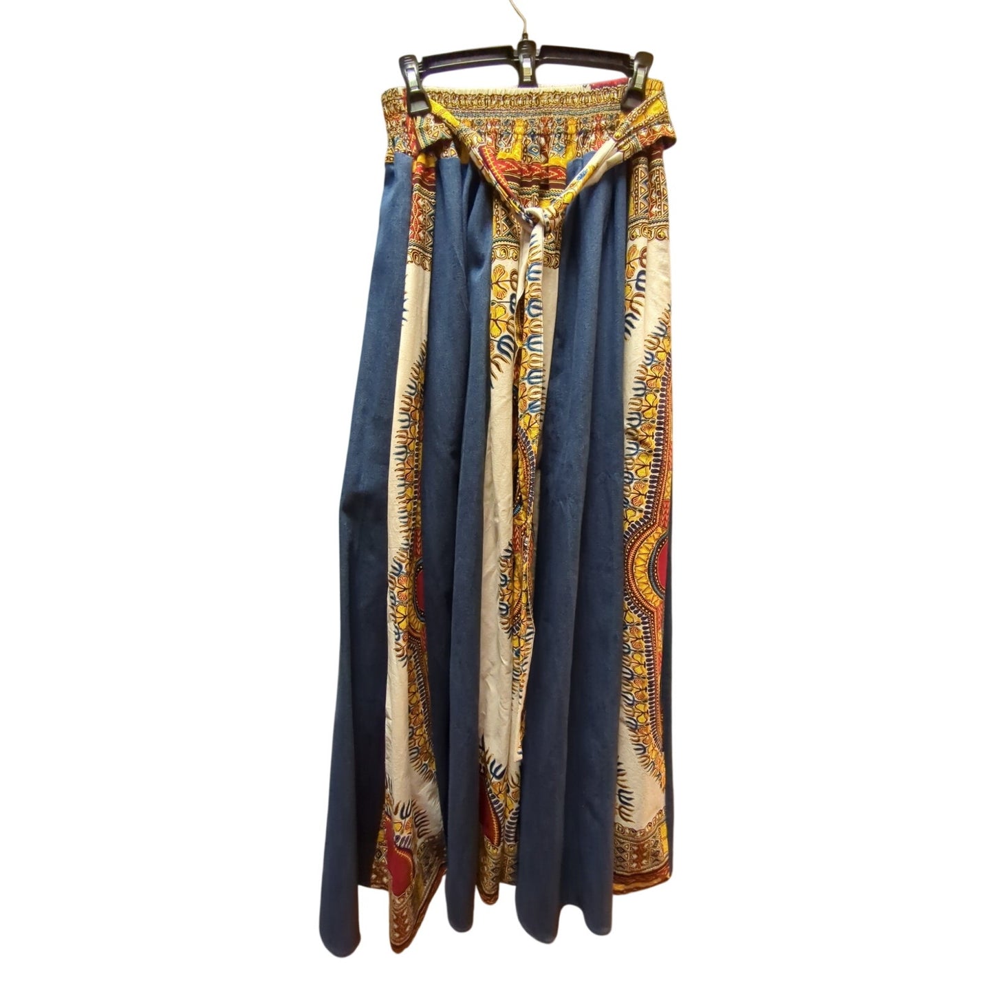 Ft. Inc. One Size Elastic Boho Paisley Maxi Skirt Patchwork Renaissance Fair