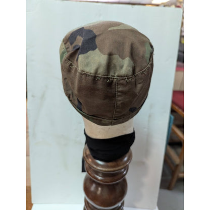 VINTAGE Sargeant US. Army Patrol Military small Combat Camoflage full fabric Cap
