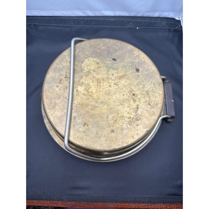 Vintage WESTA 3 KG scale wall mound brass bowl Germany European Farmhouse