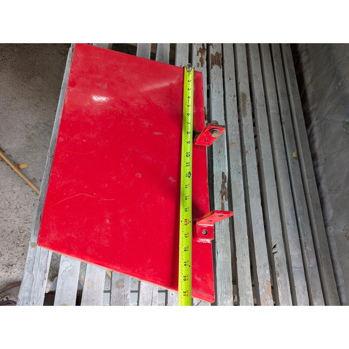 ExMark OEM Steel Dishcarge Chute  USED no mounting bracket