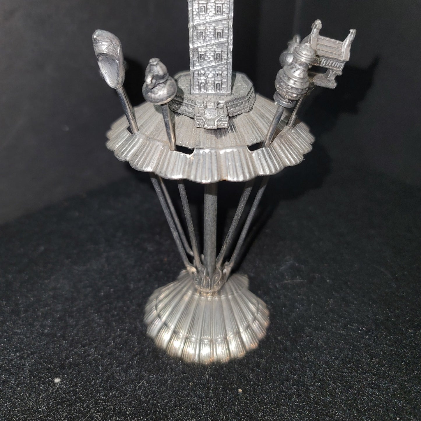 Vintage Camino Shell Torre de Hércules Tooth pick skewers Tapas Server Barware