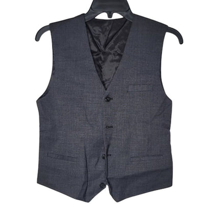 Perry Ellis Boy V-Neckline Button Up Formal Vest Boys 16 Blue NWT