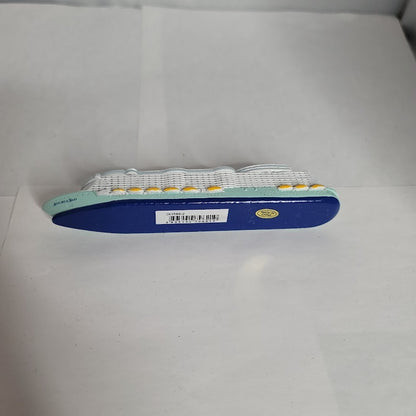 Royal Caribbean ALLURE Seas MINIATURE 6" Cruise Ship Boat Model Cake topper NEW