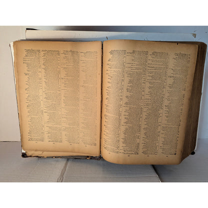 Antique 1898 Holy Bible Illustrated New Oxford Quarto Edition John E Potter