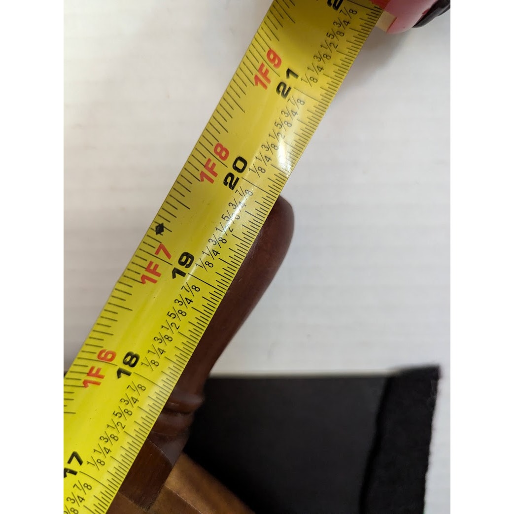 Vintage 20" wood and brass Ship Steering Wheel Fishing Boat Nautical Beach Deocr