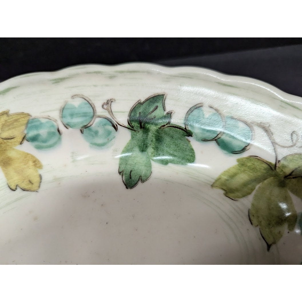 RETIRED Vineyard by Metlox Poppytrail Vernon 9" x 7" Oval serving plate platter