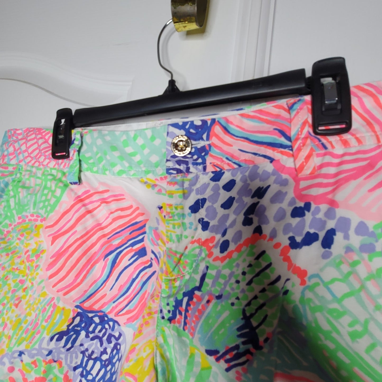 Lilly Pulitzer Short Callahan womens Size 16 Multi Roar Of The Seas