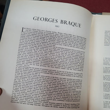 Braque Art print book by Skira Publishers printed Switzerland VINTAGE