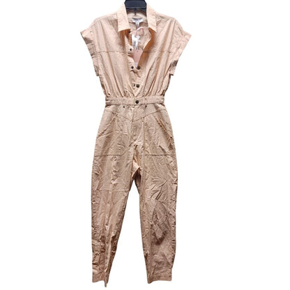 We Are KINDRED Sofia Cotton Twill Boiler Suit Pale Pink Jumpsuit Size 2