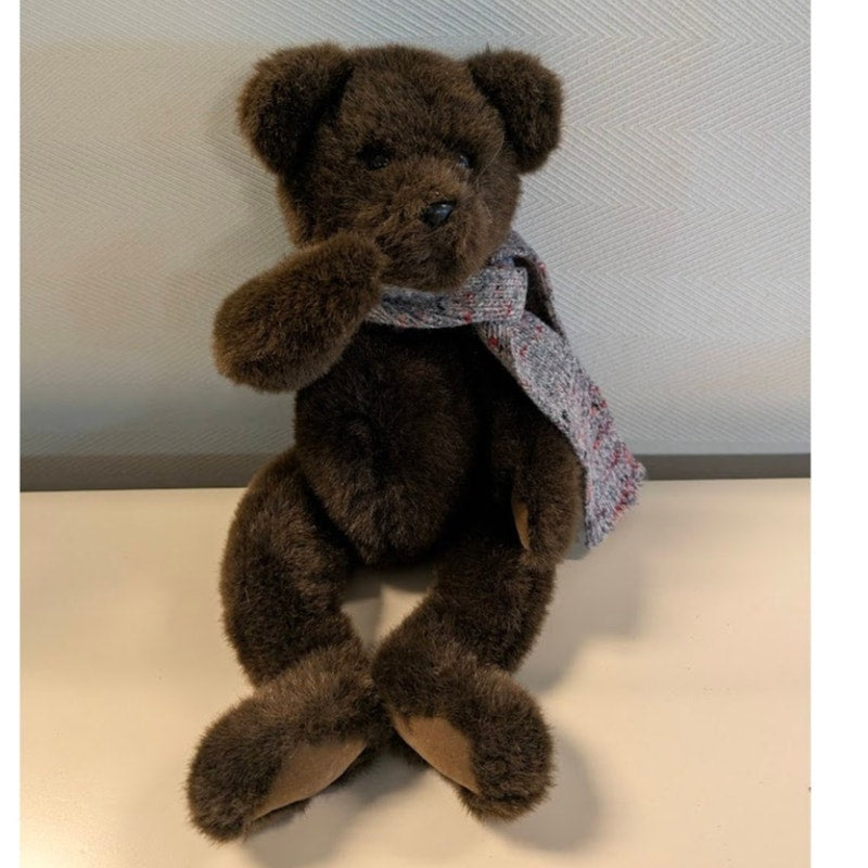 Stuffed Animal PLUSH teddy bear Great American Fun 1992 articulated
