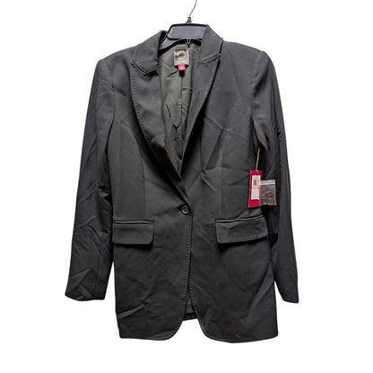 Vince Camuto Rich Black Size 6 Peak Lape Blazer NEW Career Casual Essential