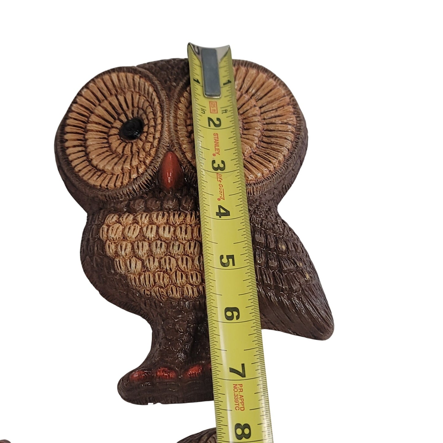 Vintage Big Eyes Foam Owls Family  1981 Foam Craft Set of 4 Parliament Big baby