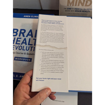 Dr Daniel Amen Change Your Brain Heal Your Mind Book & DVD Set Collection