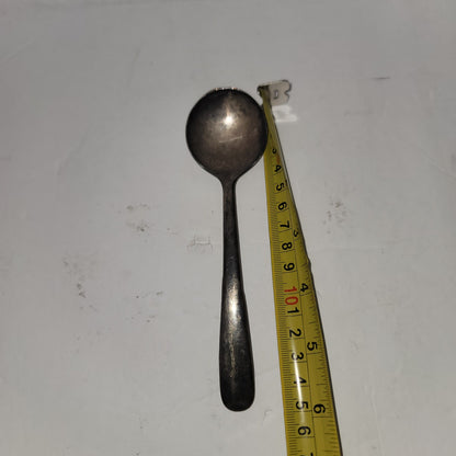 Spoon Made In Italy Sugar spoon round bowl silverplated