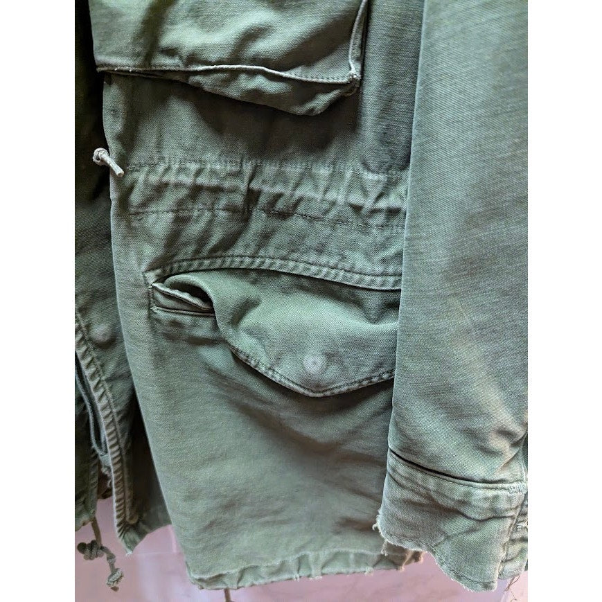 US Army Olive Drab Size Small Short M-1951 Field Jacket Korean War Era