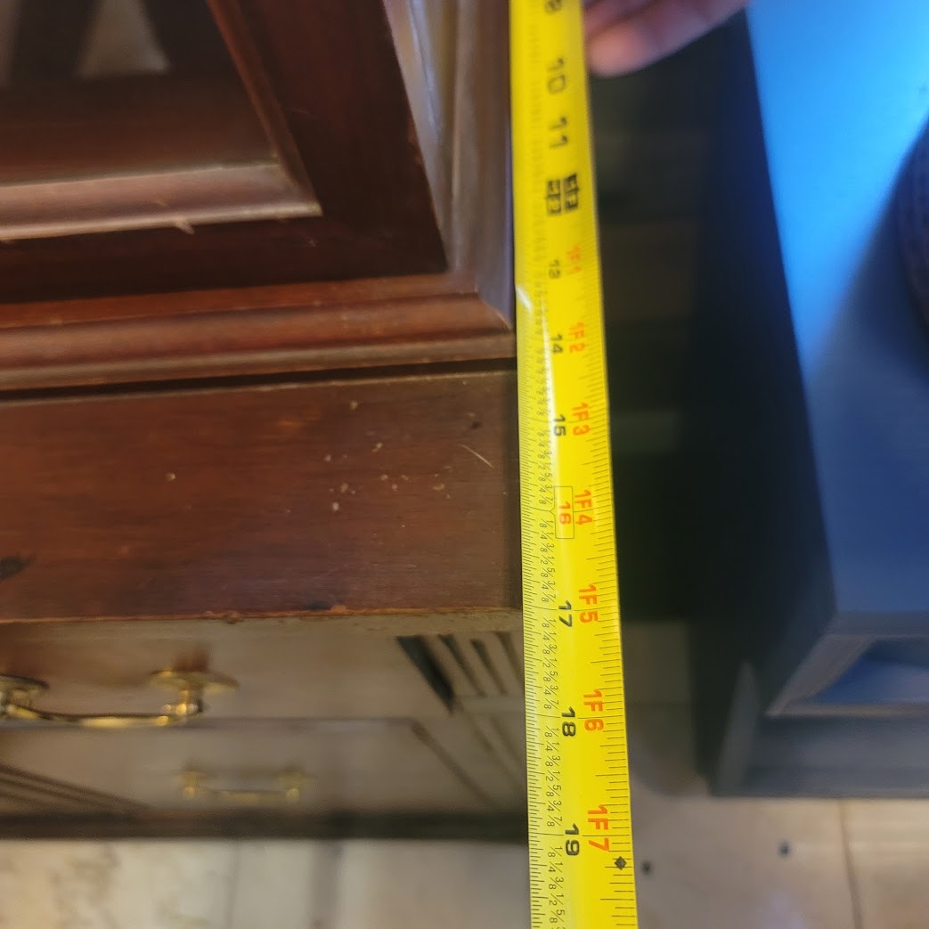 Secondhand Sandies: Petite Wood China Cabinet