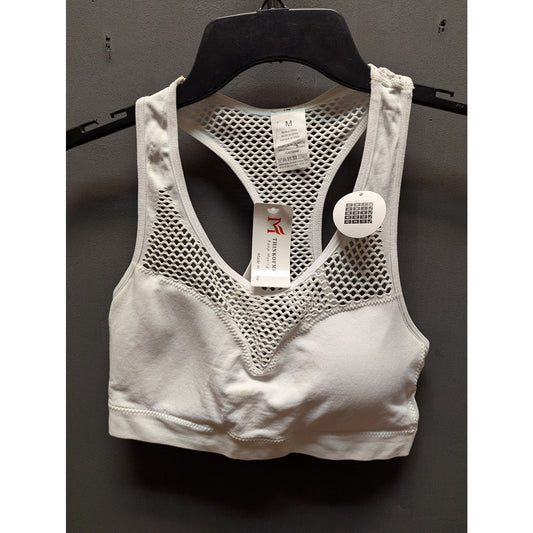 Think of ME sports bra Size Medium racerback mesh padded NEW