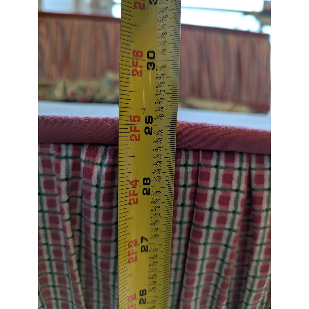 Secondhand Sandies: Window curtains drapery with valance 38" wide