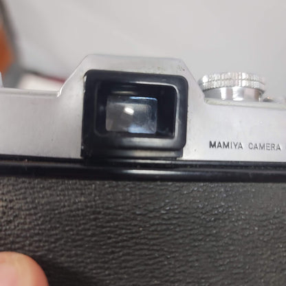 Vtg. MAMIYA Sekor 1000 DTL 35 MM camera, case, strap, Vivitar  55 MM lens