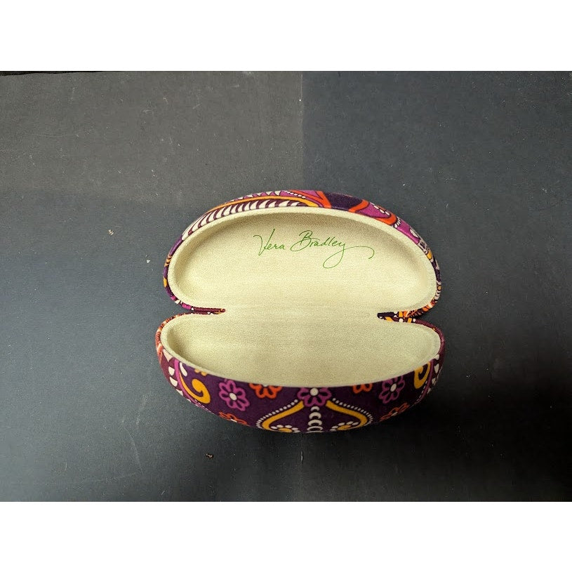 Vera Bradley HARD SUNGLASS CASE Sunset Safari Large Clamshell Eyeglass