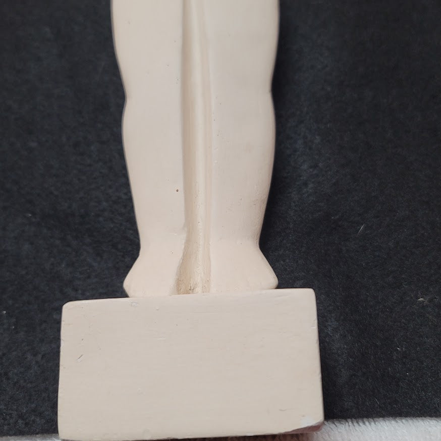 Naxos Cycladic idol statue figurine art history museum replica large plaster