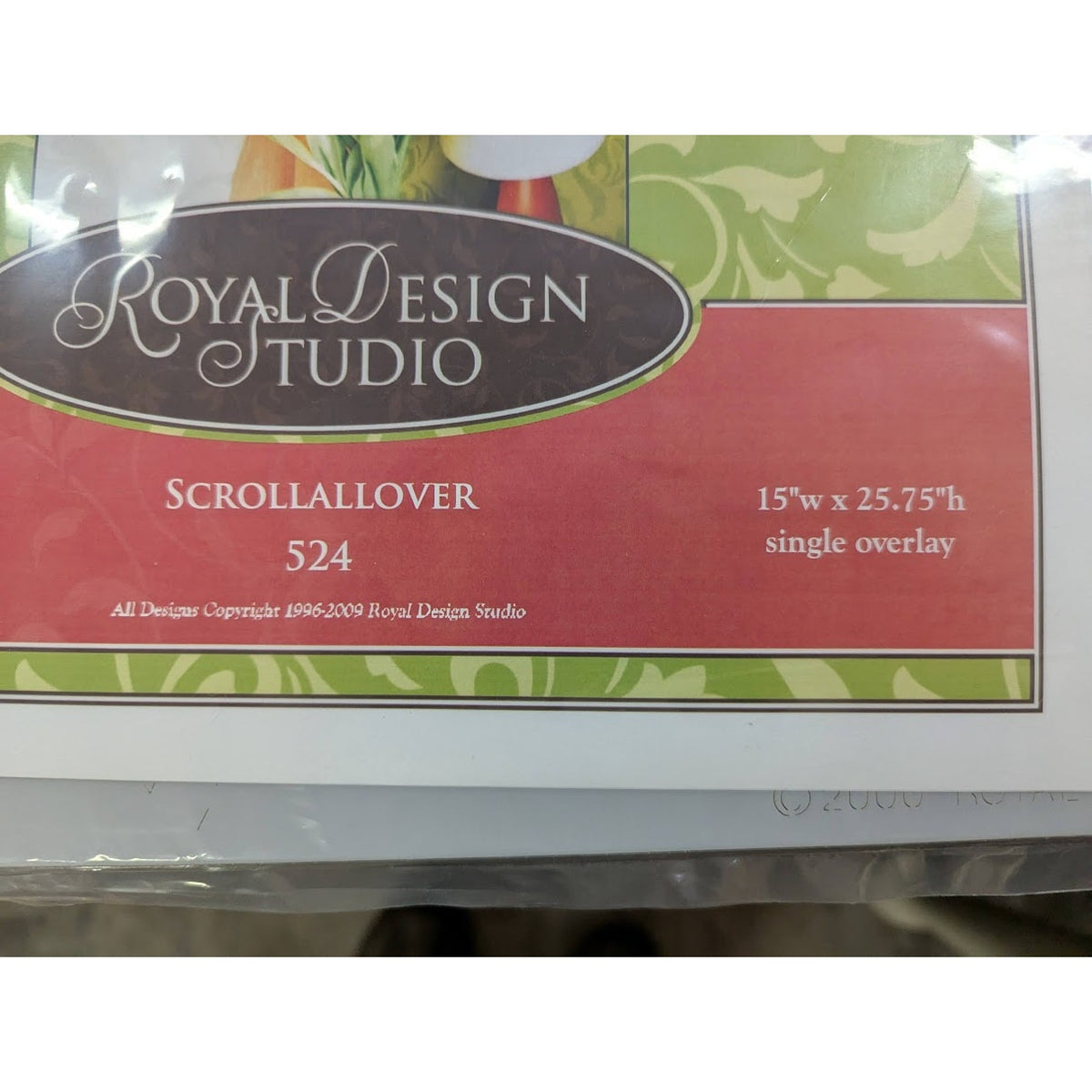 Royal Design Studio Stencil Filagree Furniture Wall Floor SCROLLALLOVER #524