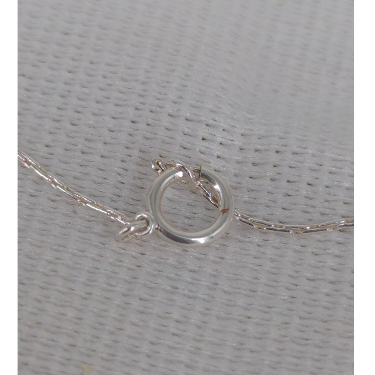 Vintage Minimalist 925 Sterling Silver Delicate Box Chain Necklace 18" overall