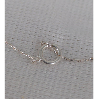 Vintage Minimalist 925 Sterling Silver Delicate Box Chain Necklace 18" overall