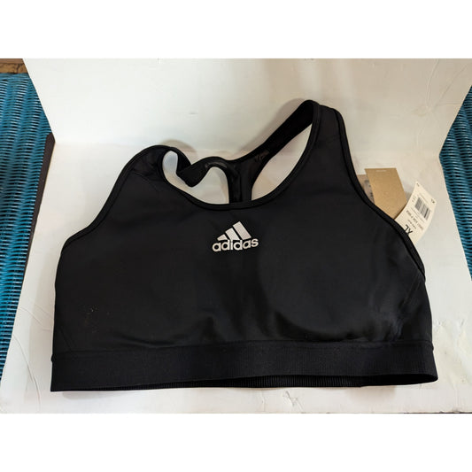 adidas Womens Don't Rest Alphaskin Padded Athletic sports Bra Black Size XL NEW