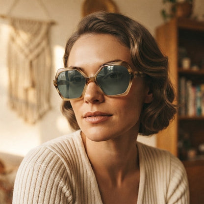 Vintage Cool-Ray tinted Tortoise Shell Sunglasses with Case