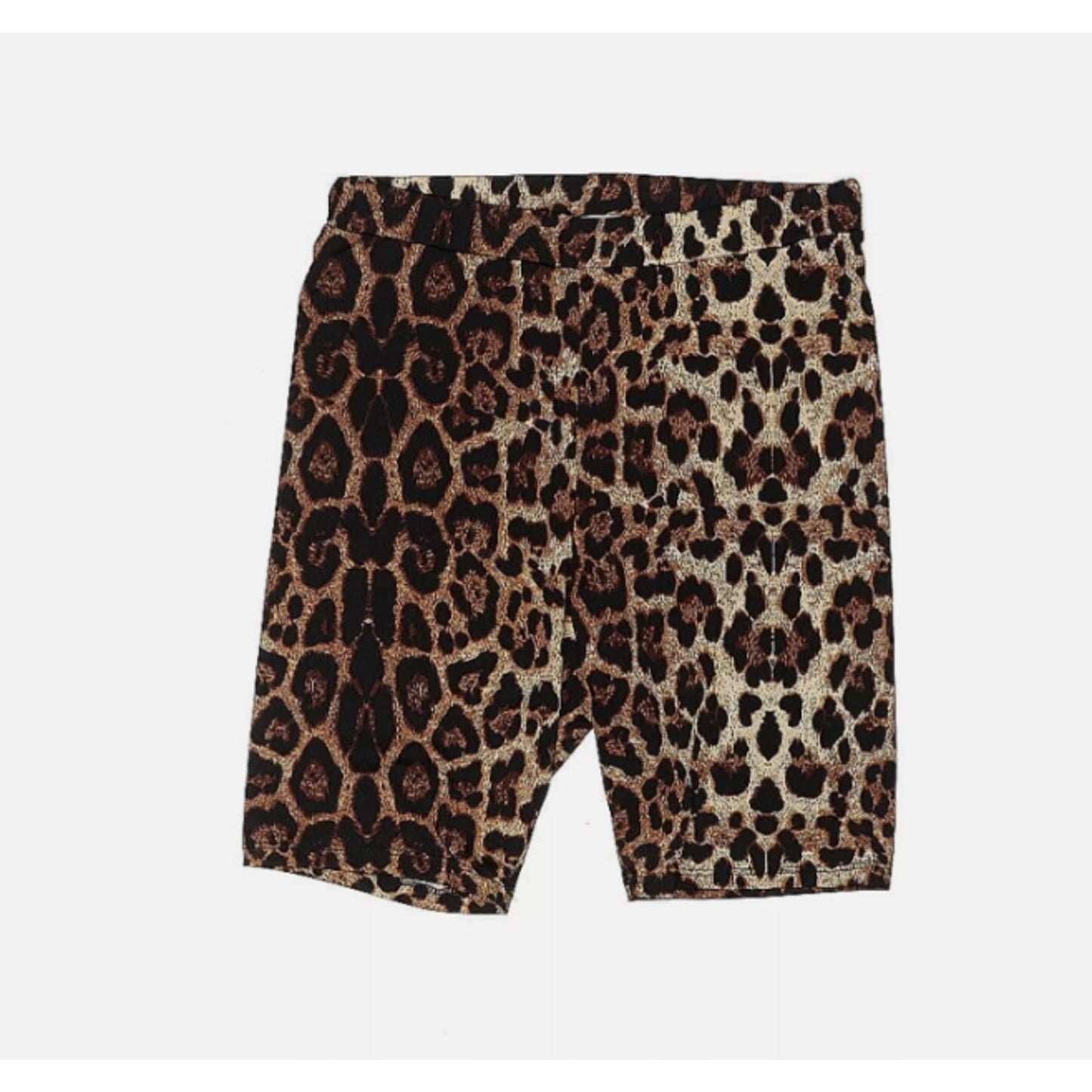 BP. Classic Bike Shorts In Tan/Brown Leopard Animal Print Size 3X gym workout