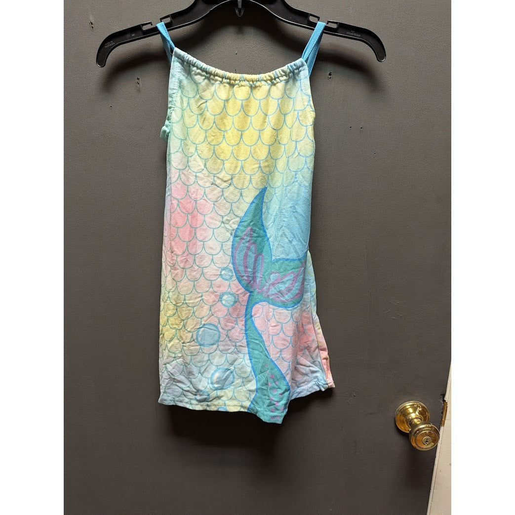 Sunshine Swing size 6 Girls Mermaid Tail scale ombre dress sleeveless summer new