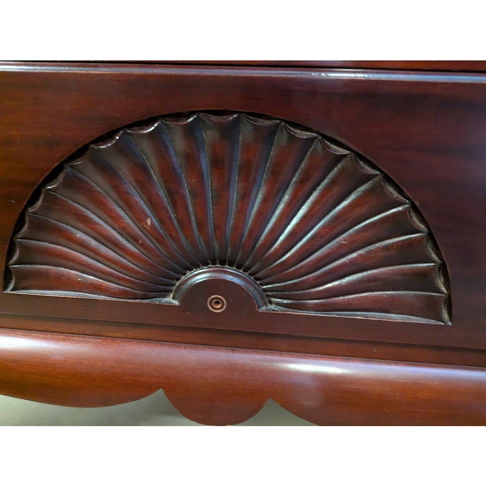 Secondhand Sandies: Federal Style Mahogany buffet Sideboard Petite Wood Queen Anne Legs
