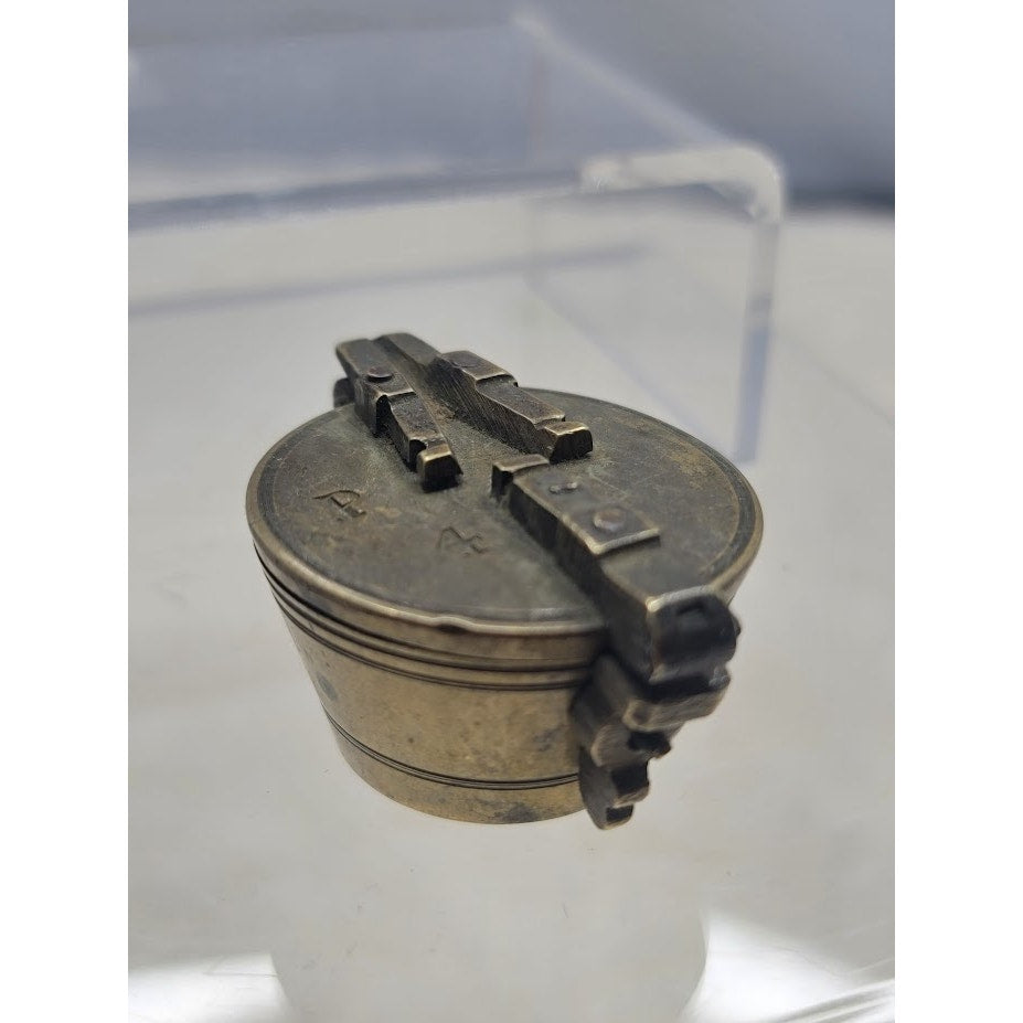 Antique Bronze Nesting Apothecary Cup Weights Set 17-19th Century Germany LOTH