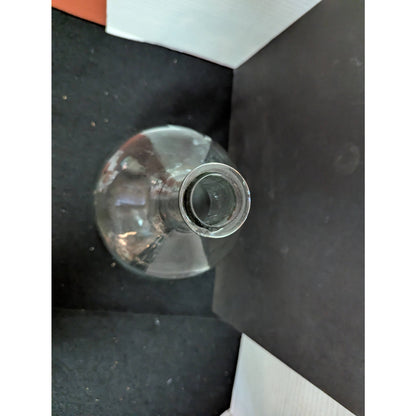 Vintage Clear Glass Demijohn Bottle Carboy Vase Bottle