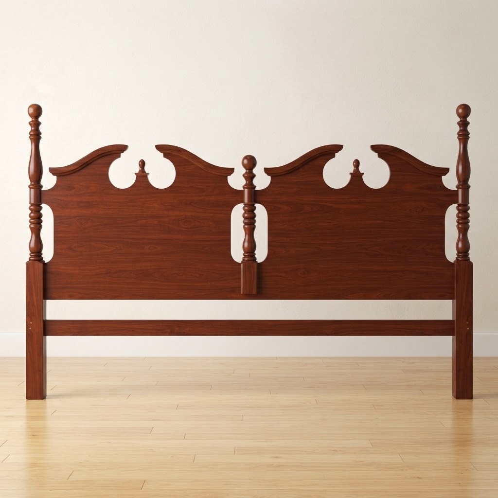 Secondhand Sandies: Traditional Colonial Early American Provincial King headboard