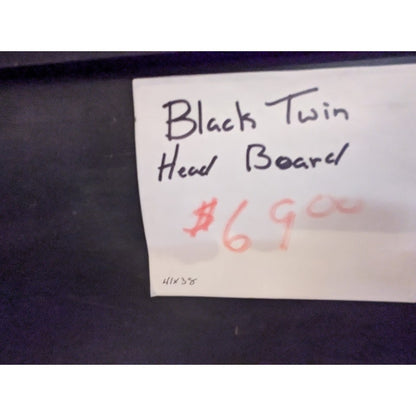 Secondhand Sandies: MCM black headboard twin bed
