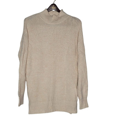 ABOUND Size Small Drop Shoulder Knit Mock Turtleneck long Sleeve Sweater NEW