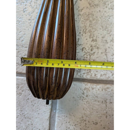Round Bed Post Walnut Stain Wood & Resin Posts/Pillars/Columns Salvage Craft