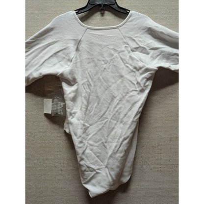 Good American Bodysuit Women’s Size 7 White Feel Good Long Sleeve Body PLUS 4XL