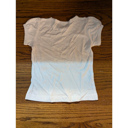 MONAG Baby Girls Plain White Puff Sleeve Tee 18–24M