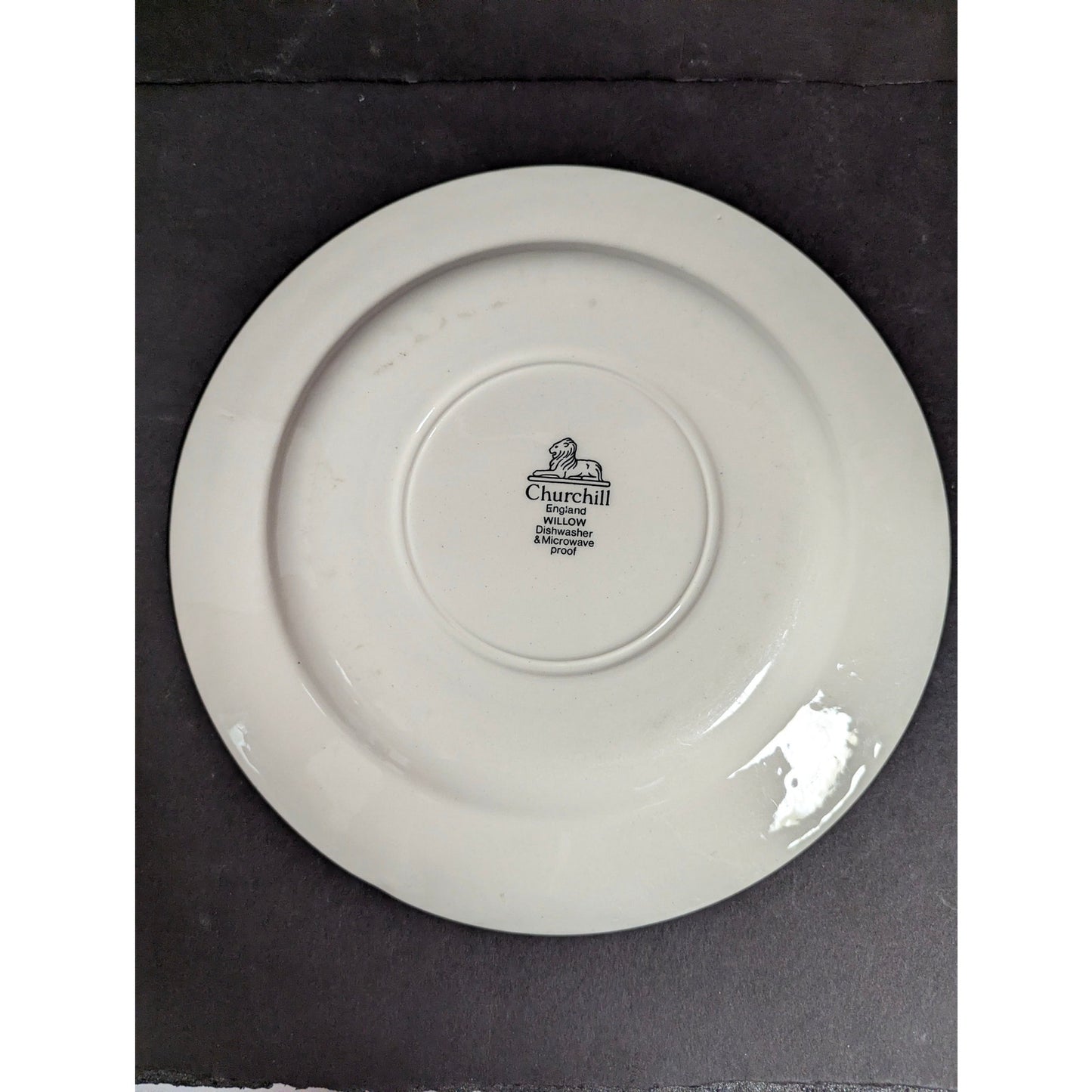 Vintage Churchill Blue Willow Dinner Plates Set of 3 English Ironstone