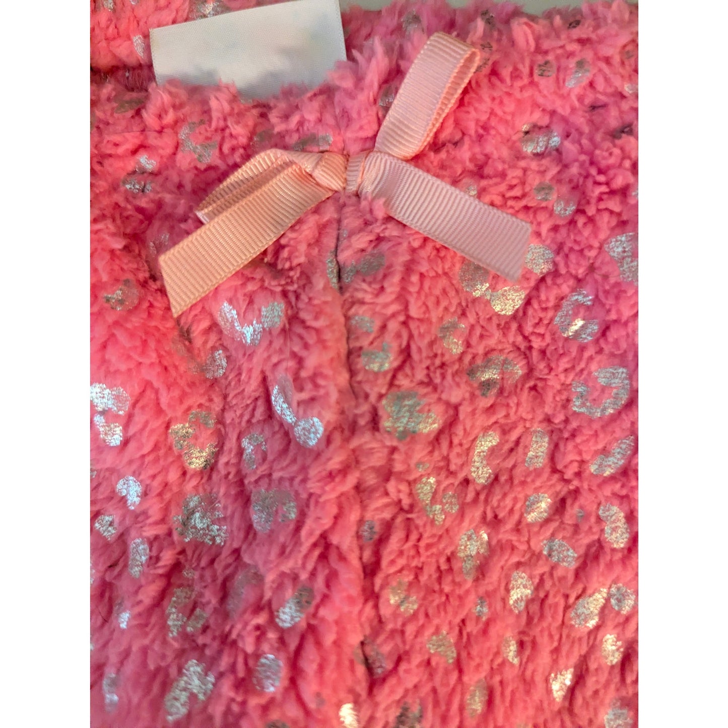 Magical Hot Pink Sequined High Pile Fleece Pajama Pants Size 4T