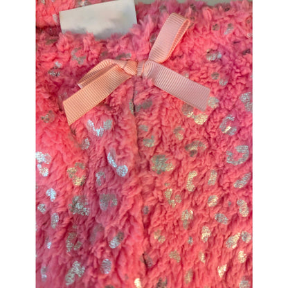Magical Hot Pink Sequined High Pile Fleece Pajama Pants Size 4T