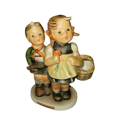 RARE MI HUMMEL #49/0 W. Germany "TO MARKET" FIGURINE TMK3 1960-72 Wine in Basket