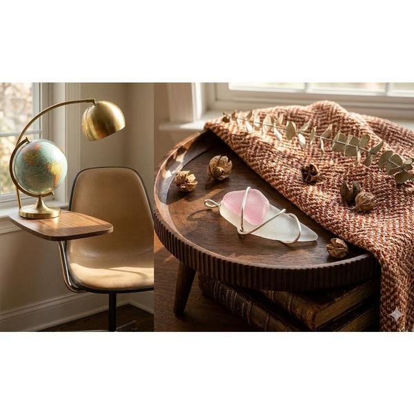 Handmade in the Caribbean SEA GLASS PENDANT silver metal wrapped