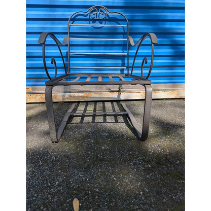 SECONDHAND SANDIES: outdoor patio metal chair bounce rocker